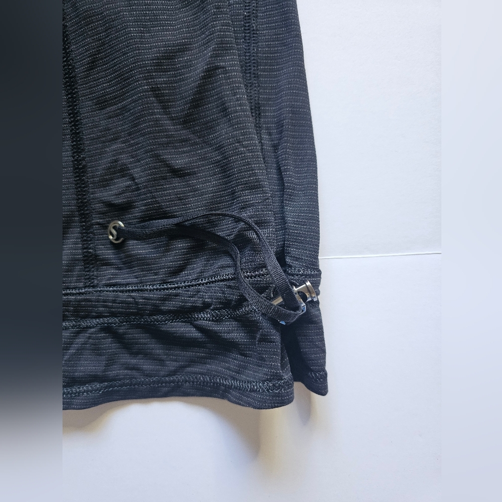 LULULEMON Black Athletic Drawstring hem Size 8 - Picture 3 of 9